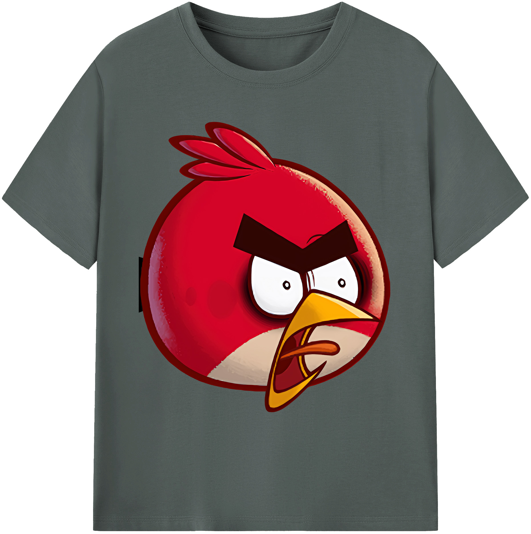 （画像用） Angry Birds アングリーバード 綿100％ メンズ半袖Tシャツ｜肌触りやわらか＆通気性